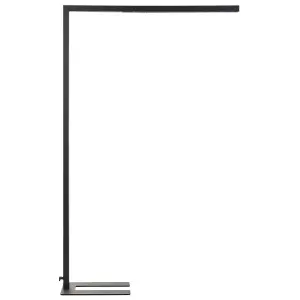 Metal LED Floor Lamp Black MENSA