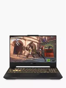 ASUS TUF F15 Gaming Laptop, Intel Core i7 Processor, 16GB RAM, RTX 4050, 512GB SSD, 15.6" Full HD, Arctic Grey