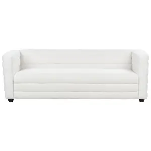 3 Seater Boucle Sofa Off-White HOFN