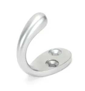 From The Anvil Satin Chrome Celtic Single Robe Hook