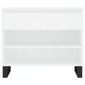 Berkfield Shoe Cabinet White 70x36x60 cm Engineered Wood