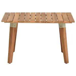 Berkfield Garden Coffee Table 60x60x36 cm Solid Acacia Wood