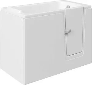 Milton Walk In 1210mm Deep Soak Bath Inc. Front + End Panels Right Hand Option