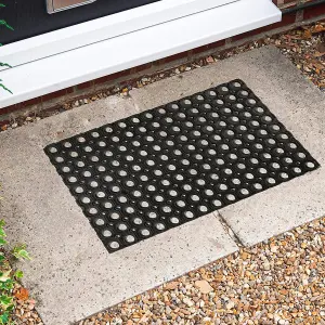 Heavy Duty Non Slip Large Rubber Ring Door Carpet Mat Outdoor Entrance Drainage