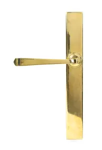 From The Anvil Aged Brass Avon Slimline Lever Latch Set