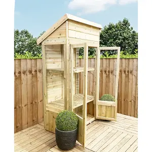 3 X 2 Pressure Treated Tongue And Groove Pent Mini Greenhouse