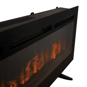 MonsterShop 60" Electric Inset Fireplace