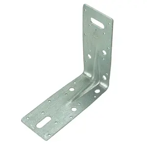 Expamet Zinc effect Galvanised Steel Heavy duty Angle bracket (H)150mm (W)63mm (L)150mm