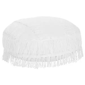 Floor Cushion OULAD Cotton White