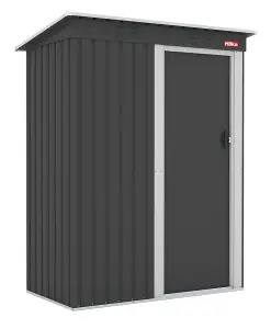 Garden Storage Shed Bike Storage Metal Lockable Door Hilka 5x3ft