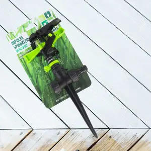 Impulse 360 Degrees Rotating Sprinkler With Spike - Roots & Shoots