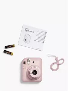 Fujifilm Instax Mini 12 Instant Camera With Built-In Flash & Hand Strap