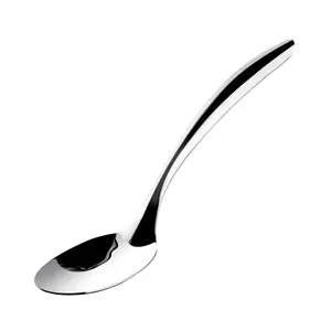 Cuisipro Tempo Solid Spoon, For Cooking and Serving, 18/8 Stainless Steel, 13.5”, 34cm