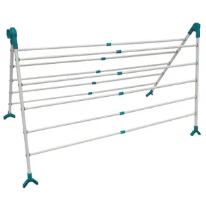 Extendable Over The Bath Clothes Airer Dryer Folding Horse Drying Rack