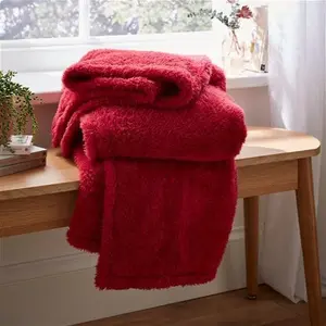 Teddy Bear Throw Blanket, Animals, Size: 130cm X 170Cm, Pink, Teddy Fuchsia