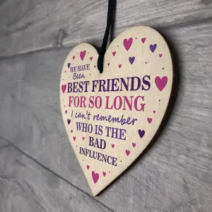 Red Ocean Friendship Gifts For Women Novelty Wooden Gifts For Her Funny Best Friend Gifts For Christmas Birthday