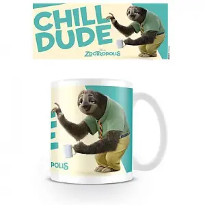 Zootropolis Chill Dude Mug White/Green/Yellow (One Size)