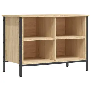 Berkfield Shoe Cabinet Sonoma Oak 69x35x50 cm Engineered Wood