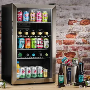 Subcold Super 85 LED Drinks Fridge - Stainless Steel