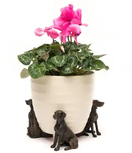 Weimaraner Plant Pot Feet - Set of 3