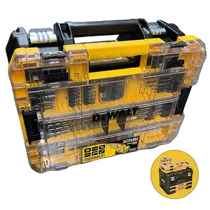 Dewalt DT70762 85PC Screwdriver Drill Bit Set HSS + Toughcase + Drill Tstak Case