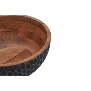 Interiors by Premier Kara Large Wooden Bowl