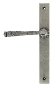 From The Anvil Pewter Avon Slimline Lever Latch Set