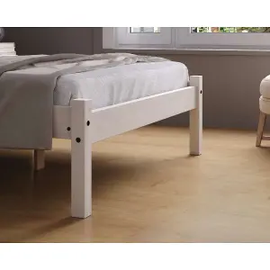 Birlea Trent Double Bed Frame In White