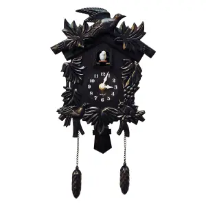 Walplus Black Forest Vintage Wall Clock Cuckoo