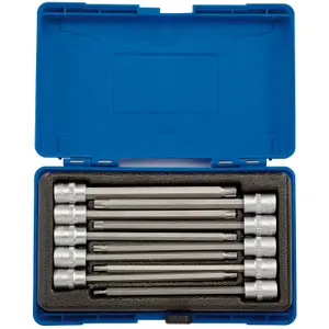 Draper 3/8" Sq. Dr. 150mm Long Draper TX-STAR Socket Bit Set 10 Piece 16311