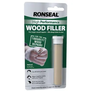 Ronseal 37553 High Perf Wood Fill Putty Nat 26g