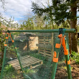 Cucumber Trellis & Pea Support Frame for Heavy Climbing Plants - 0.75m x 0.75m x 1.4m H