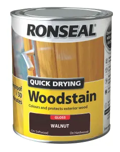 Ronseal Walnut Gloss Wood stain, 750ml