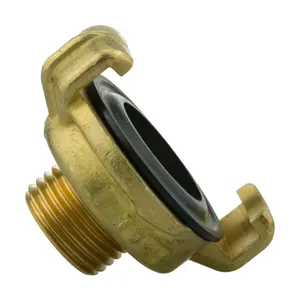 Professional Geka type brass claw hose connectors/fittings, (1/2" bsp male)