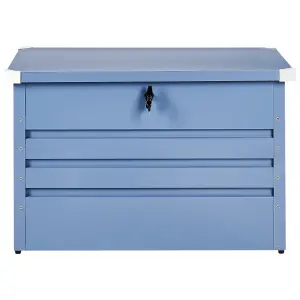 Beliani Storage Box Blue CEBROSA