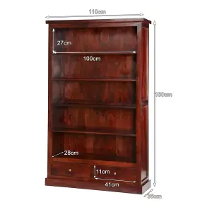 Bombay Dark Mango Large Bookcase