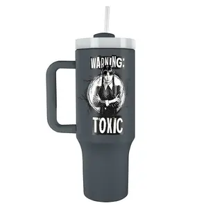 Wednesday Warning Toxic 1.2L Travel Mug Grey/Black/White (One Size)