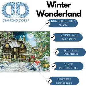 WINTER WONDERLAND - Diamond Painting Kit: Winter Wonderland - Diamond Dotz