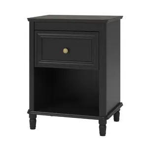 Ryker 1 Drawer Nightstand Black