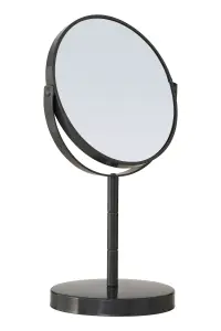 Essentials by Premier Marisha Grey Metal Small Swivel Table Mirror