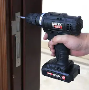 MYLEK 18V Cordless Li-Ion Drill With 151 Accessory DIY Kit