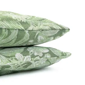 Gardenwize Pair of Outdoor Garden Sofa Chair Furniture Scatter Cushions- Floral