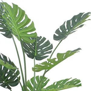 Artificial Monstera Plant 120cm Luxury Cheese Plant 120cm 4ft Tall Botanik