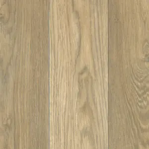 Brown Modern Wood Effect Anti-Slip Vinyl Flooring for Home, Shops, Offices, 2.8mm Thick Vinyl Sheet-6m(19'8") X 2m(6'6")-12m²