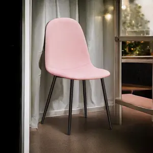 Fabela Upholstered Dining Chairs Pink