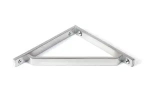 Satin Chrome Barton Shelf Bracket (150mm x 150mm)