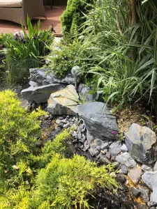 Garden Rockery / Pond Edging Stones - Welsh Slate 250-500mm