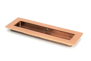 From The Anvil Polished Bronze 175mm Plain Rectangular Pull