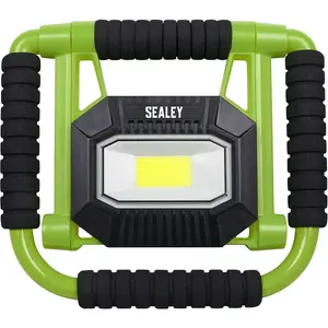 Rechargeable Portable Floodlight - 10W COB LED - IP67 Rated - Adjustable Swivel