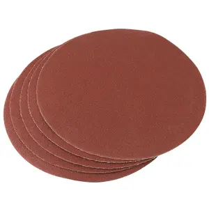 Draper Hook and Eye Backed Aluminium Oxide, 200mm, 100 Grit (Pack of 5) 23358